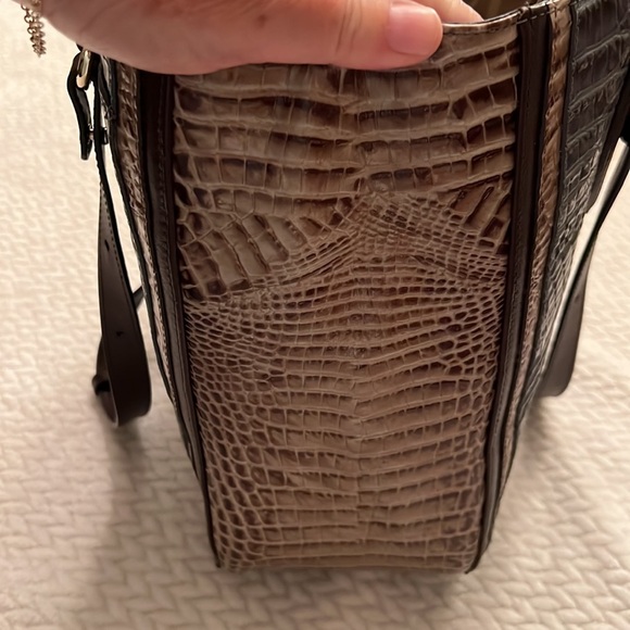 Brahmin Medium Lena Tote Shoulder Bag Mallard Davos - Picture 10 of 16